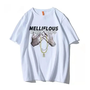 T-shirts tendance à motifs imprimés intégraux, effet délavé à l'acide, nouvelle collection, faible MOQ, coupe oversize, meilleure qualité, pour hommes - Product Image 2