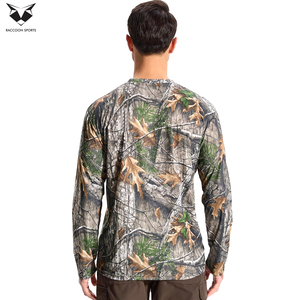 Camisetas y Tops de Cuello Redondo, Diseño Novedoso, Personalizables, de Tela Suave, Transpirables, con Cuentas, de Poliéster y Algodón, Ideales para Caza - Product Image 3