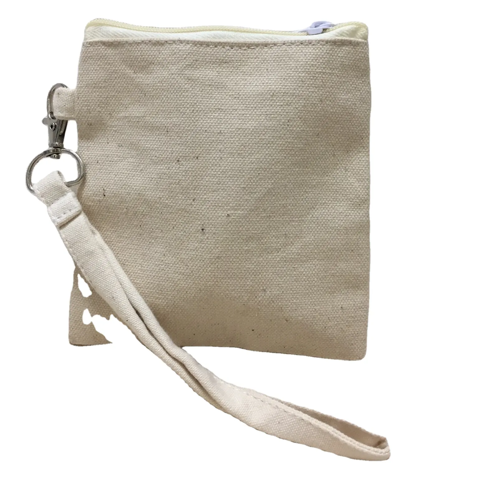 الطباعة حقيبة قطنية مع شعار قماش التعبئة حمل حقيبة اليد زيبر حقيبة قطنية