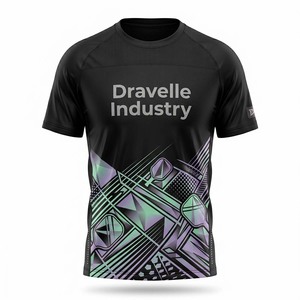 Custom Men's Pickleball T-Shirt Moisture-Wicking Breathable Mesh <b>Athletic</b> Jersey Quick Dry Activewear - Product Image 2