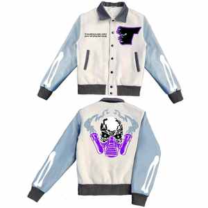 Blouson aviateur unisexe élégant pour l'hiver veste Letterman universitaire avec logo personnalisé mouton respirant pour hommes et femmes - Product Image 5