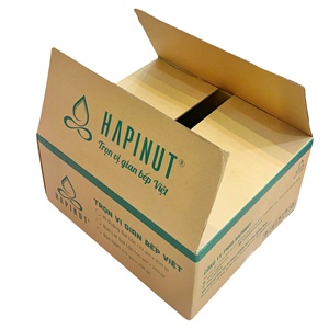 5-Layer Glossy <b>Lamination</b> Corrugated Slotted Boxes Customizable Vietnam UV Advantage Recycled Materials Household Shipping Air - Product Image 1