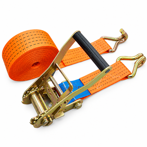 Correa de Amarre de Carga con Trinquete de 50 mm y 3000 kg, 100% Poliéster, Hebilla de Acero, Gancho en J, Liberación por Trinquete, Opciones Multicolor, Precio de Fábrica - Product Image 5