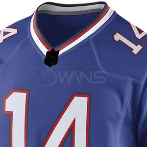 Maillot de football américain de haute qualité, sur mesure, respirant, manches courtes, 100% polyester, design personnalisable - Product Image 3