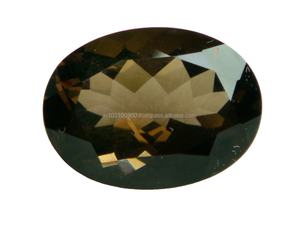 5X3MM ควอทซ์สโมคกี้ธรรมชาติทรงไข่ตัดเป็นวงแหวนอัญมณีหลวมเครื่องประดับแหวนราศีเกิดใหม่ทำจากราคาขายส่ง - Product Image 4