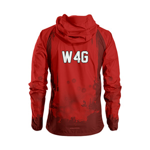 Custom Thin Nylon Coated Hooded Windbreaker Zipper Men's Jackets Eco Friendly Quick Dry Breathable Spring Wear Outerwear Jackets - Product Image 3