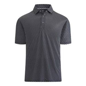 เสื้อเชิ้ตแฟชั่นลำลองผู้ชายคุณภาพสูงสำหรับฤดูร้อน แบรนด์ ELIXE SPORTS ลายเรียบ แขนครึ่งตัว คอตั้ง สไตล์สตรีทแวร์ ผลิตจากผ้าสแปนเด็กซ์/คอตตอน - Product Image 3