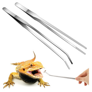 แหนบยาวโค้งตรง สแตนเลสสตีล ปลายยางกันลื่น ได้รับการรับรองมาตรฐาน CE ระดับ I อุปกรณ์การแพทย์ โลหะ - Product Image 2