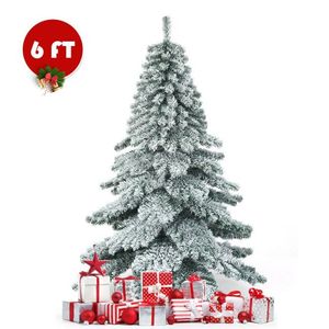 Albero di Natale Artificiale in PVC Innevato di 1,8 Metri per Decorazioni Festive - Product Image 5