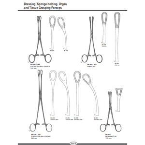 Pinzas de sujeción Rampley de 24.5 cm con mordazas dentadas atraumáticas AISI Sta HC-CL-213 para procedimientos quirúrgicos/dentales/veterinarios Clase I - Product Image 6