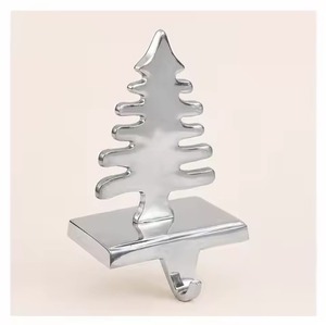 Luxury <b>Stocking</b> Hanging <b>Holder</b> Metal Decor for Holiday Celebration Themes - Product Image 3