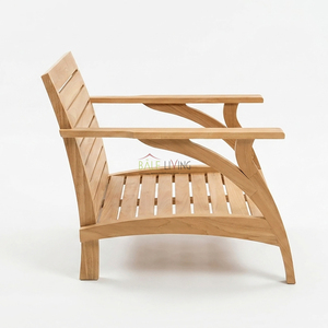 Makalu Single Seat Chair Teak Garden Modern Outdoor Wood <b>Armchair</b> Durable Design Portable Lightweight Villa - Product Image 6