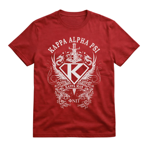 T-shirt Kappa Alpha Psi pour homme, vêtement de fraternité grecque avec motif audacieux, confort premium et coupe élégante pour tous les jours - Product Image 4