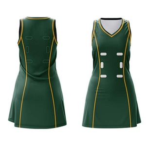 Uniforme de Netball para Mujer Adulta, 100% Poliéster, Sin Costuras, Estampado, Transpirable, de Secado Rápido, Ropa Deportiva Personalizada para Equipos - Product Image 4
