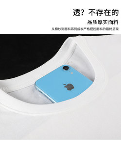 เสื้อยืดผู้ชายทรงปกติ ผ้าเจอร์ซีย์คอตตอน 100% คุณภาพสูง ลายเรียบ พิมพ์ลายพัฟฟ์ ระบายอากาศได้ดี เป็นมิตรต่อสิ่งแวดล้อม - Product Image 4