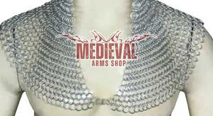 Capucha de Malla de Aluminio Medieval con Anillos de 10mm, Calidad Premium para Armadura de Caballero, Reenactment, Cosplay y Disfraz de Halloween - Product Image 3