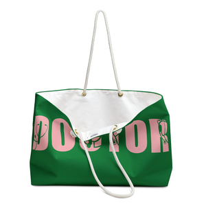 Bolsa de Viaje Grande Verde y Rosa para Doctoras, Regalo para Damas de Honor, Regalo para Mamá, Bolsa de Playa Inspirada en la Hermandad - Product Image 4