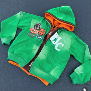 Sweat-shirts à capuche pour hommes les plus vendus, effet délavé, en polaire de haute qualité, logo personnalisé, motif uni, couleur unie, meilleur prix - Product Image 2