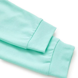 Sudadera con Capucha Corta Verde Menta para Mujer, de Manga Larga, con Cordón Ajustable, Estilo Casual y Urbano - Product Image 6