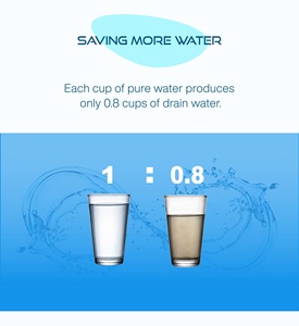 Purificador de flujo directo RO inteligente 800GPD con panel de control táctil - Product Image 2