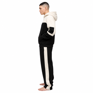 ชุดวอร์มผู้ชายแบบมีฮู้ด สีสันตัดกัน ทรงลำลอง ใส่ได้ทั้งฤดูใบไม้ร่วงและฤดูหนาว ผ้าฝ้าย 100% มีกระเป๋าข้าง ทรงปกติ - Product Image 4