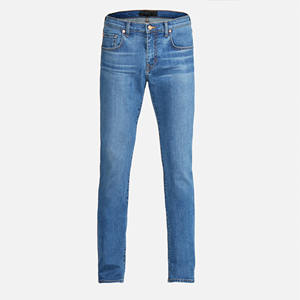 กางเกงยีนส์ทรงสลิมสั่งทำขายส่งสำหรับผู้ชาย คุณภาพสูง ดีไซน์ยอดนิยม กางเกงยีนส์เดนิมผู้ชายแบบฟอก - Product Image 1