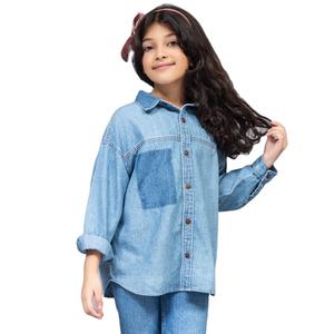 High Quality Breathable Knitted <b>Light</b> <b>Blue</b> Denim Jacket <b>Women</b> Long Sleeve Casual Plaid Pattern Winter Plus Size Front Pockets - Product Image 1