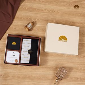 Set Regalo Islamico Modesto per Uomo con Tappetino da Preghiera in Lino Premium, Sarong e Tasbih in Pietra Naturale per Occasioni Speciali - Product Image 5