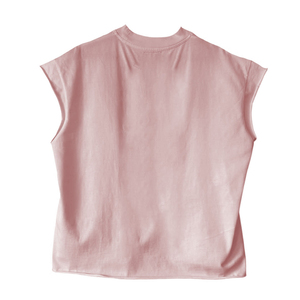 <b>Pink</b> Men's Sleeveless O-Neck Tank <b>Top</b> Casual Knitted Solid Color Plain Dyed Style - Product Image 6