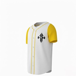 Maillots de baseball en polyester 100% imprimés numériquement, technique d'impression numérique, pour adultes, col en V, haute qualité par RIVIAN ATLANTIC - Product Image 5