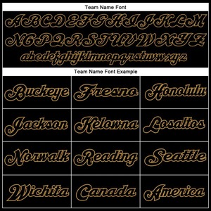 Maillot de football authentique rétro noir et or vieilli en maille, style vintage, uniforme d'équipe de football américain - Product Image 6