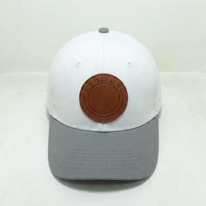 Casquette de baseball personnalisée à 6 panneaux bicolore, visière incurvée, patch rond, OEM ODM, marque privée, vente en gros, faible MOQ - Product Image 4