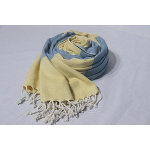 Serviette de Hammam Turque Moderne Ultra-Absorbante Écologique à Séchage Rapide Motif Rayé 100% Coton – Meilleur Exportateur - Product Image 1