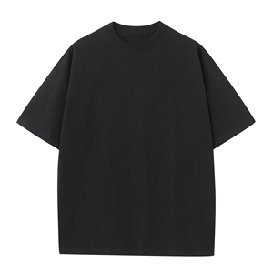 Camiseta de Alta Calidad en Spandex/Algodón para Hombre, Estilo Boxy, Crop Top, Streetwear, Oversize, Hombros Caídos, Manga Corta, Transpirable - Product Image 3
