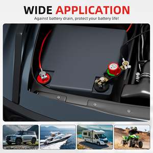 Interruptor de desconexión de batería de 250A 12-48VDC con terminal superior para coche, barco, RV, ATV - Product Image 6