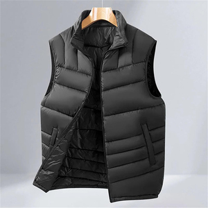 Chaleco Acolchado para Hombre, Ropa de Invierno Cálida, Chaqueta sin Mangas Acolchada, Estilo Urbano, Chalecos Acolchados - Product Image 4