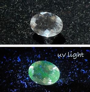 loose Natural colour change hyalite opal cut.change in <b>uv</b> <b>light</b>.faceted hyalite opal for jewellery use. - Product Image 3