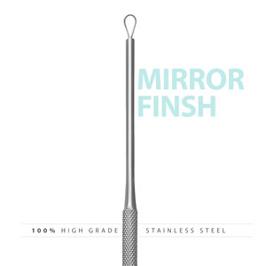 Curette auriculaire de sécurité Billeau avec boucles, instrument chirurgical auriculaire flexible de précision pour l'élimination professionnelle du cérumen et usage médical - Product Image 4