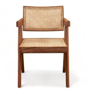 Leisure Style Wooden and Rattan <b>Seat</b> with Minimalist Design and Teak Wooden Frame Material for Home Furniture - Product Image 3