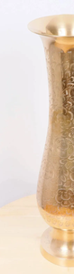 Hot Sale Gold Modern Style Flower <b>Vase</b> for Tabletop Display Handcrafted Aluminium Customizable Color Living Room Fancy <b>Vase</b> - Product Image 2