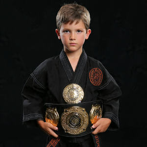 Cinturones de Campeonato, Cinturón de Campeonato Mundial de Peso Pesado, Cinturón Dorado para Boxeo y Artes Marciales, Cinturón de Kickboxing - Product Image 1