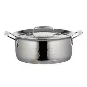 Elegante Olla Metálica para el Hogar, Diseño Premium, Cazuela Aislada, Tazón para Servir Comida - Product Image 1