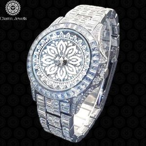 Montre de luxe Charm Jewells en acier inoxydable 40 mm, cadran analogique, verre, mouvement mécanique, date automatique, étanche 10 bars, pour homme - Product Image 3
