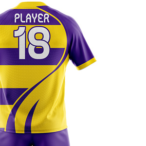 Uniforme de Rugby para Hombre, Jersey de Rugby con Estampado Personalizado y Pantalones Cortos a Juego, Fabricante de Ropa Deportiva OEM ODM, Proveedores de Alibaba - Product Image 5