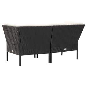 Conjunto de Muebles de Jardín en Negro y Crema - Product Image 6