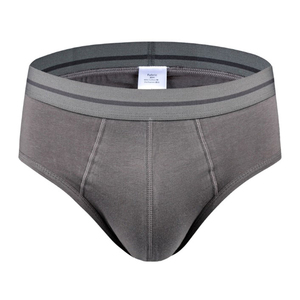 Premium Mens Spandex Polyester <b>Boxer</b> Briefs Comfortable Breathable Mid Waist Knitted Underwear <b>Custom</b> Logo OEM ODM - Product Image 3