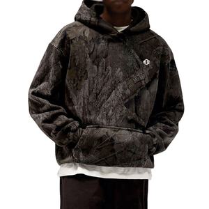 Sudaderas con Capucha de Camuflaje Extra Grandes Personalizadas para Hombre, Sudadera de Forro Polar con Logotipo Personalizado, Fabricante de Marca Privada al por Mayor en EE. UU. - Product Image 3