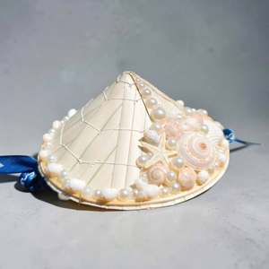 Cheap Non La Keychain Mini Conical Hat Keychain Handmade Silk Keychain Private Label OEM ODM Travel Souvenir Gift <b>Bag</b> <b>Charm</b> - Product Image 2