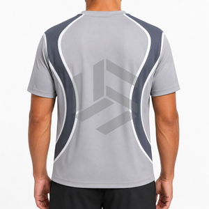 Camiseta Deportiva Formal Personalizada para Hombre |   Camiseta Deportiva de Secado Rápido y Transpirable de Poliéster/Algodón para Correr, Gimnasio y Entrenamiento |   OEM - Product Image 4
