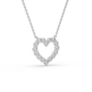 Pendentif en diamant de laboratoire rond de 1,5 carat certifié IGI, en argent 925, style unique, léger, taille brillant, bijoux fins pour mariage - Product Image 6